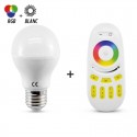 BULB LED 60mm RGB + Blanc 5.5W E27